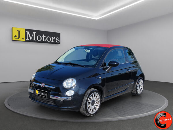 FIAT 500 Cabrio 1.2 69cv Lounge Clima automatico Sensori di Parcheggio Cerchi Diamantati da 16